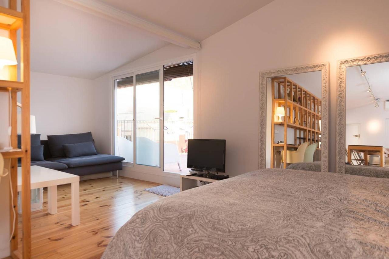 Alc - Stylish Studio With Fantastic Terrace, Old Town Alicante Exteriör bild