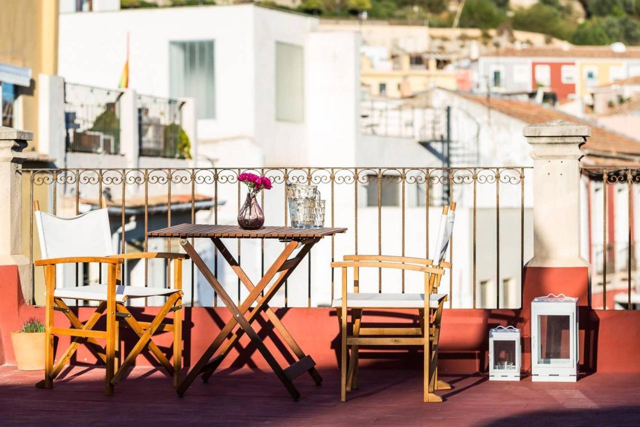 Alc - Stylish Studio With Fantastic Terrace, Old Town Alicante Exteriör bild
