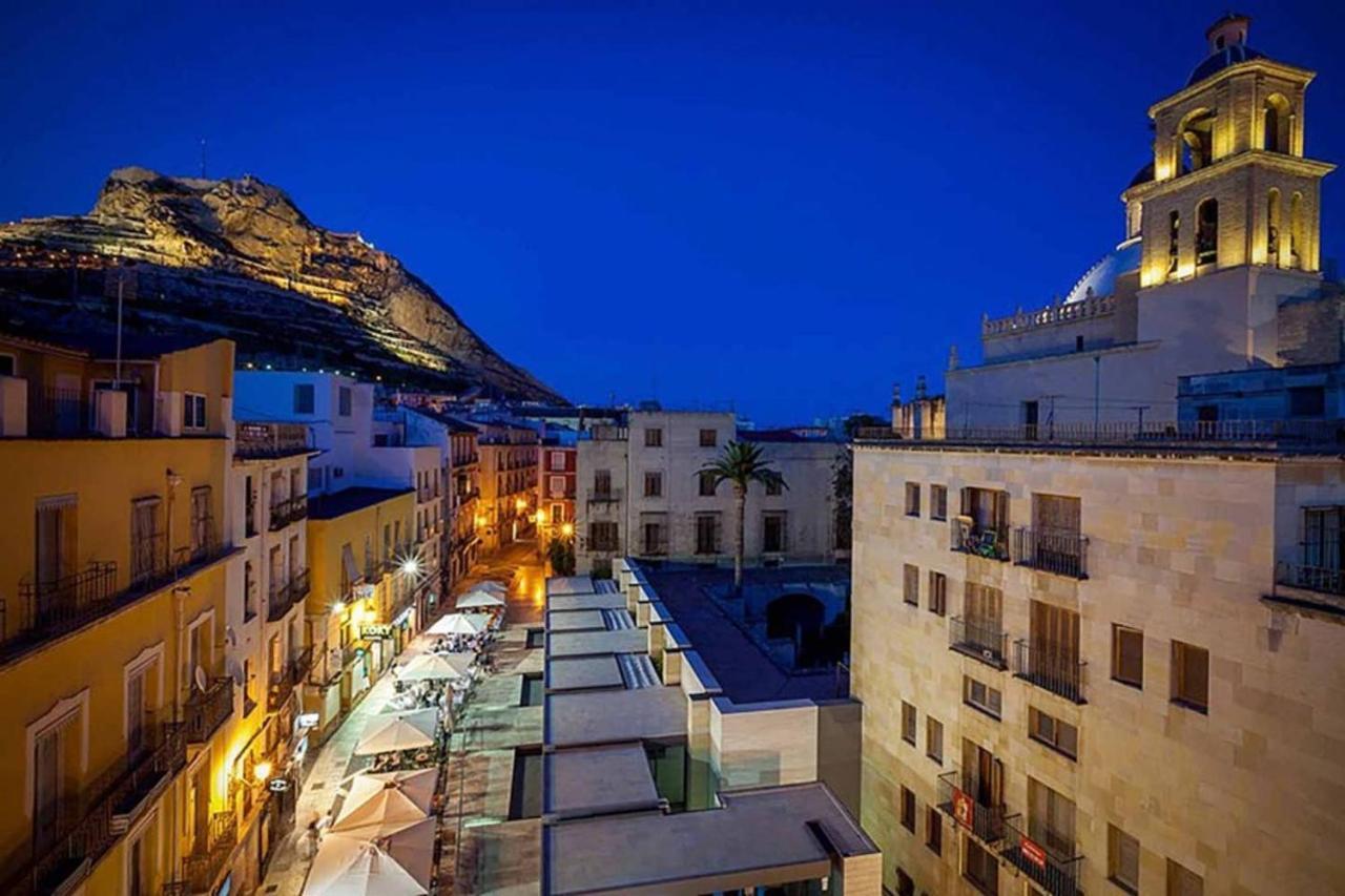 Alc - Stylish Studio With Fantastic Terrace, Old Town Alicante Exteriör bild